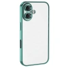 Mey İthalat®  iPhone 16 Plus Kılıf  Lensli Silikon - Turkuaz