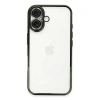 Mey İthalat®  iPhone 16 Plus Kılıf  Lensli Silikon - Yeşil