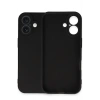 Mey İthalat®  iPhone 16 Plus Kılıf Nano içi Kadife Silikon - Siyah