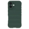 Mey İthalat®  iPhone 16 Plus Kılıf Optimum Silikon - Koyu Yeşil