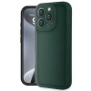 Mey İthalat®  iPhone 16 Pro Kılıf Viera Silikon - Koyu Yeşil