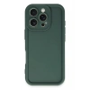 Mey İthalat®  iPhone 16 Pro Kılıf Viera Silikon - Koyu Yeşil