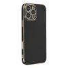 Mey İthalat®  iPhone 16 Pro Kılıf Volet Silikon - Siyah