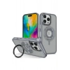 Mey İthalat® iPhone 16 Pro Max Banza Magsafe Standlı Kapak - Titan Gri