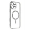 Mey İthalat®  iPhone 16 Pro Max Kılıf Kross Magneticsafe Kapak - Gümüş