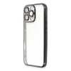 Mey İthalat®  iPhone 16 Pro Max Kılıf  Lensli Silikon - Siyah