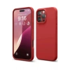 Mey İthalat®  iPhone 16 Pro Max Kılıf Nano içi Kadife Silikon - Kırmızı