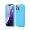 Mey İthalat®  iPhone 16 Pro Max Kılıf Nano içi Kadife Silikon - Mavi