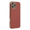 Mey İthalat®  iPhone 16 Pro Max Kılıf Volet Silikon - Kırmızı
