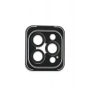 Mey İthalat®  iPhone 16 Pro Max PVD Metal Kamera Lens - Siyah