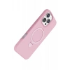 Mey İthalat®   iPhone 16 Pro Max Regal Magsafe Standlı Kapak - Açık Pembe