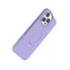 Mey İthalat®   iPhone 16 Pro Max Regal Magsafe Standlı Kapak - Lila