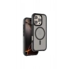 Mey İthalat®  iPhone 16 Pro Orbit Magsafe Kapak - Siyah