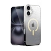Mey İthalat®   iPhone 16 Pummel Shiny Magsafe Kapak - Siyah