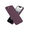 Mey İthalat®  iPhone 16E Kılıf First Silikon - Mürdüm