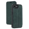 Mey İthalat® iPhone 16E Kılıf Flip Cover - Koyu Yeşil