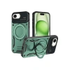 Mey İthalat®  iPhone 16E Kılıf Joy Lens Standlı Kapak - Koyu Yeşil