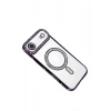 Mey İthalat®   iPhone 17 Air Joke Simli Magneticsafe Kılıf - Derin Mor