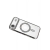 Mey İthalat®   iPhone 17 Air Joke Simli Magneticsafe Kılıf - Gümüş