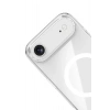 Mey İthalat® iPhone 17 Air Kılıf Pc Real Magsafe Kapak - Şeffaf