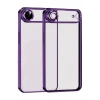 Mey İthalat®   iPhone 17 Air  Lensli Silikon - Açık Mor