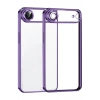 Mey İthalat®   iPhone 17 Air  Lensli Silikon - Mor