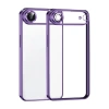Mey İthalat®   iPhone 17 Air  Lensli Silikon - Mor