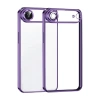 Mey İthalat®   iPhone 17 Air  Lensli Silikon - Mor