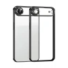 Mey İthalat®   iPhone 17 Air  Lensli Silikon - Siyah