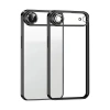 Mey İthalat®   iPhone 17 Air  Lensli Silikon - Siyah