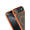 Mey İthalat®   iPhone 17 Air Megane Magsafe Kapak - Turuncu