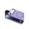 Mey İthalat®   iPhone 17 Air Regal Magsafe Standlı Kapak - Lila