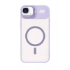 Mey İthalat®   iPhone 17 Air Remim Lensli Magsafe Standlı Kapak - Lila