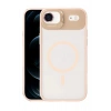 Mey İthalat®   iPhone 17 Air Remim Lensli Magsafe Standlı Kapak - Pembe