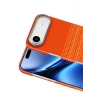 Mey İthalat®   iPhone 17 Air Vega Magsafe Kapak - Turuncu