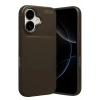 Mey İthalat®   iPhone 17 Auto Focus Karbon Kapak - Kahverengi