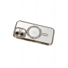 Mey İthalat®   iPhone 17 Joke Simli Magneticsafe Kılıf - Gold