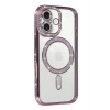 Mey İthalat®   iPhone 17 Joke Simli Magneticsafe Kılıf - Pembe