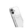 Mey İthalat®   iPhone 17 Kart Şeffaf Silikon - Şeffaf