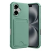 Mey İthalat®   iPhone 17 Kelvin Kartvizitli Silikon - Açık Yeşil