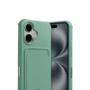 Mey İthalat®   iPhone 17 Kelvin Kartvizitli Silikon - Açık Yeşil