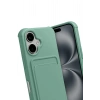 Mey İthalat®   iPhone 17 Kelvin Kartvizitli Silikon - Açık Yeşil