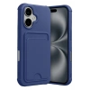 Mey İthalat®   iPhone 17 Kelvin Kartvizitli Silikon - Lacivert