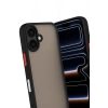 Mey İthalat®  iPhone 17 Kılıf Montreal Silikon Kapak - Siyah