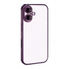 Mey İthalat®   iPhone 17  Lensli Silikon - Açık Mor