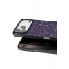 Mey İthalat® iPhone 17 Pro Bright Simli Kapak - Derin Mor
