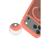Mey İthalat®   iPhone 17 Pro Jota Magsafe Kapak - Turuncu