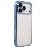 Mey İthalat®   iPhone 17 Pro  Lensli Silikon - Açık Mavi
