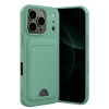 Mey İthalat®   iPhone 17 Pro Max Kelvin Kartvizitli Silikon - Açık Yeşil