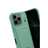 Mey İthalat®   iPhone 17 Pro Max Kelvin Kartvizitli Silikon - Açık Yeşil